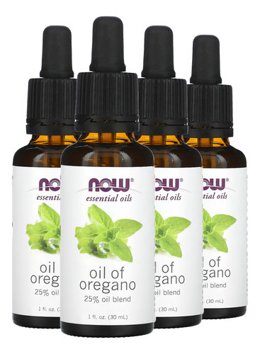 Mistura Óleo Orégano Now Foods 30 Ml Importado 4un