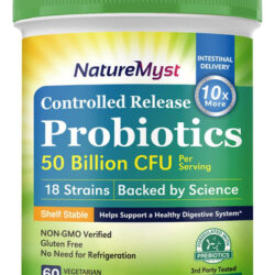 Naturemyst Probióticos 50 Bilhões Por Porção, 18 Cepas Prob