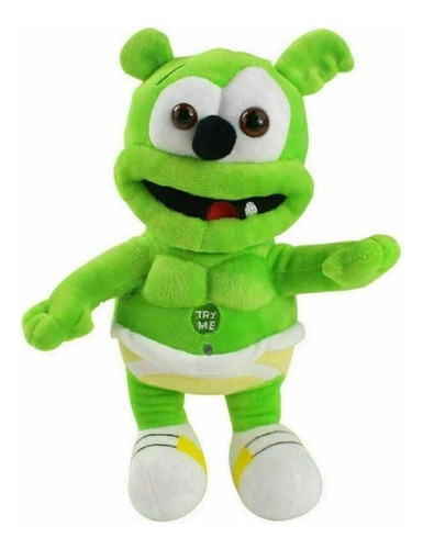 Ursinho De Goma Musical Cantando Boneca Pelúcia Brinquedo - Imagem 3