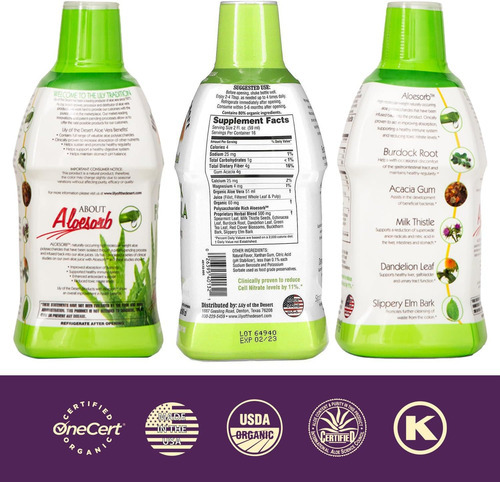 Fórmula De Desintoxicação De Ervas De Aloe Vera De Lily Of T - Imagem 2