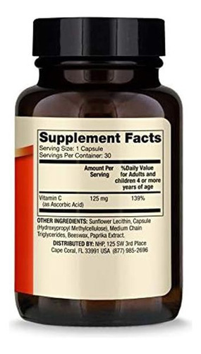 Vitamina C Dr Mercola 125 Mg 30 Cápsulas - Imagem 3