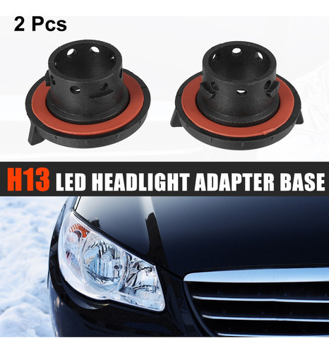 2 Óculos De Lâmpadas De Farol Led H13 Universal Auto - Imagem 2