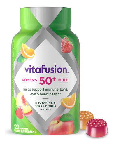 Vitafusion Womens 50+ Multivitamínico Diário, Vitaminas De G