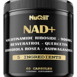 Suplemento Nuqiit Nad + Com Ribosídeo De Nicotinamida 900 Mg