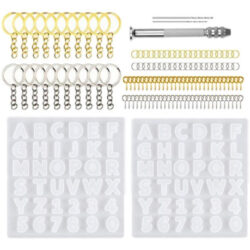 Moldes De Fundição De Resina Letras Minúsculas 125pcs
