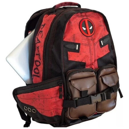 Novo. Mochila Escolar Deadpool, Bolsa De Viagem Para Laptop, - Imagem 4