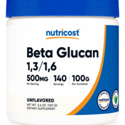 Beta Glucan Em Pó Nutricost 100g 1,3/1,6 Não Transgênico Sem