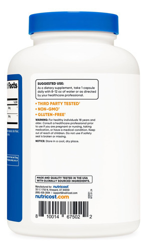 Nutricost Echinacea E Goldenseal Root, 500mg, 240 Cápsulas - - Imagem 4