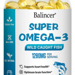 Suplementos De Óleo De Peixe Ômega 3, 1280 Mg De Ácidos Grax