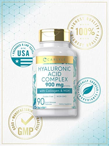Colágeno Carlyle Com Ácido Hialurônico 900mg | 90 Cápsulas - Imagem 5