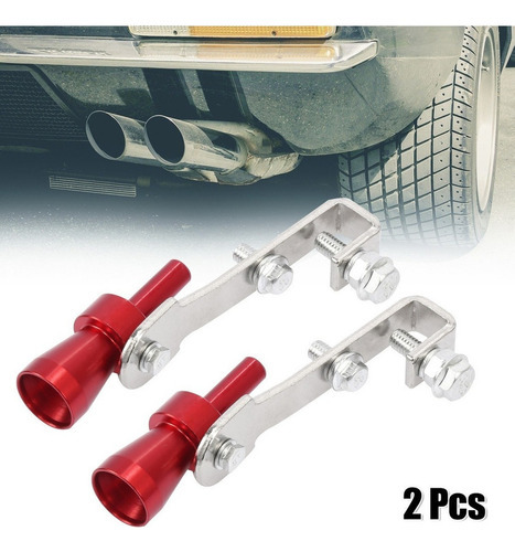 Simulador De Silenciador Turbo Escape Red Whistle S De 2 Uni - Imagem 6