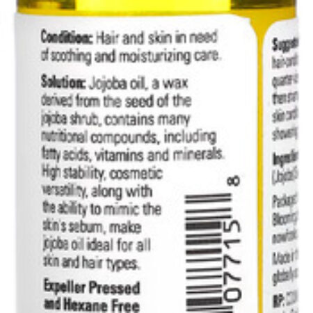 Óleo De Jojoba Now Foods 30 Ml Puro Importado 2un - Imagem 4
