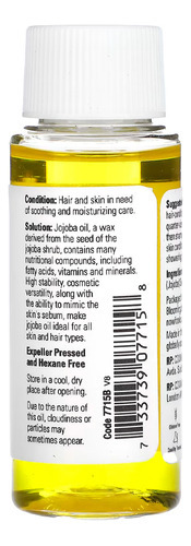 Óleo De Jojoba Now Foods 30 Ml Puro Importado 2un - Imagem 4
