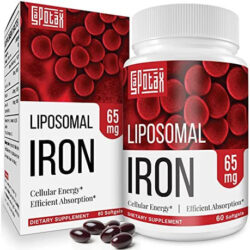 Suplemento De Ferro Fe Lipossomal Para Mulheres, Suplemento
