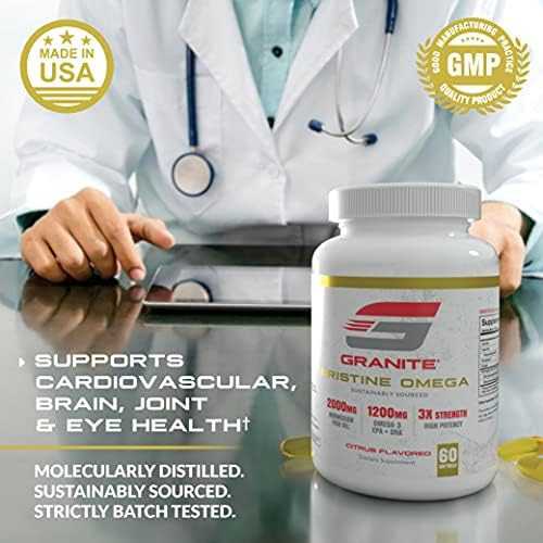 Granite® Pristine Omega (60 Cápsulas Gelatinosas, Sabor Cít - Imagem 4