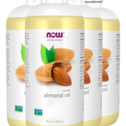 Óleo Amendoa Doce Now Foods 946 Ml Puro Importado 4un