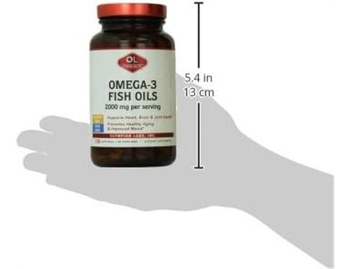 Óleos De Peixe Ômega-3 Da Olympic Labs, 2.000 Mg Por Porção - Imagem 8