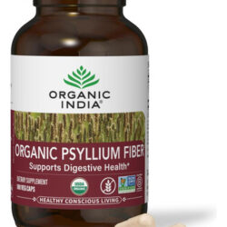 Cápsulas Orgânicas India Psyllium Husk - Suplemento De Fibra
