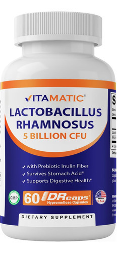 Vitamatic Lactobacillus Rhamnosus 5 Bilhões Por Cápsula Dr (