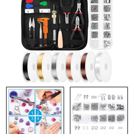 Kit De Ferramentas Para Fabricação De Joias, Alicates, Fios - Imagem 6