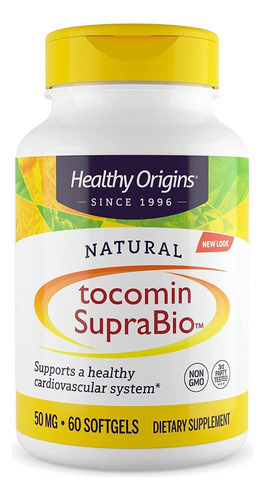 Healthy Origins Tocomin Suprabio (tocotrienóis), 50 Mg - Sup