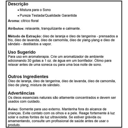 Mistura De Óleo P/sono Now Foods 30ml Importado 4un - Imagem 5