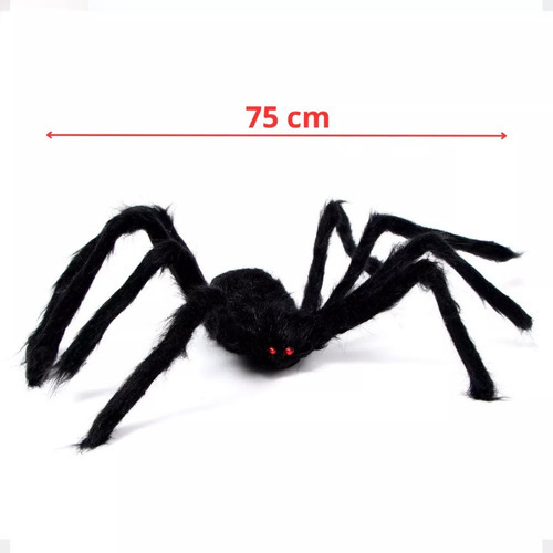 Decoração Ao Ar Livre De Halloween Furry Spider*4 - Imagem 2