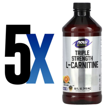 L-carnitina Líquida Now Foods 473 Ml Importado 5un - Imagem 2