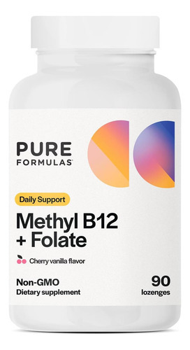 Pureformulas Suplemento De Metil B12 + Folato, 1.000 Mcg De