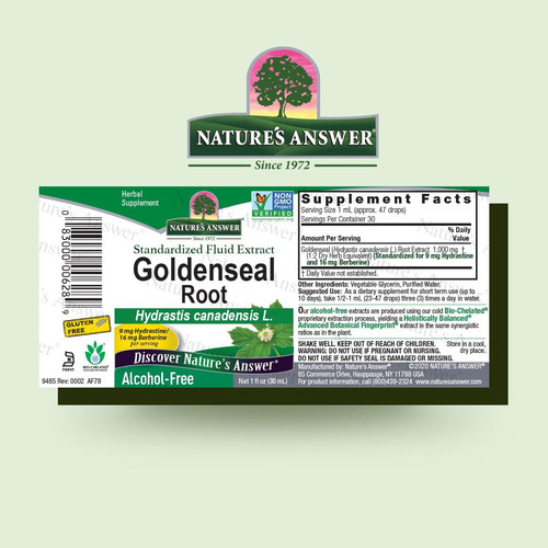 A Natureza Responde À Raiz De Goldenseal | Suplemento De Erv - Imagem 2