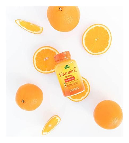 Alfa Vitamins Vitamina C Com Rose Hips Com 1000 Mg De Vitami - Imagem 3