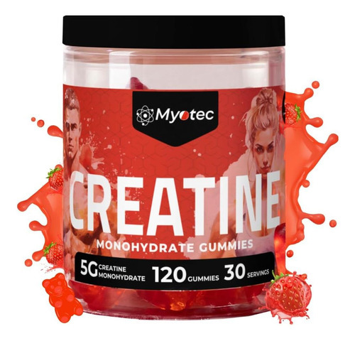 Gomas De Monohidrato De Creatina Myotec Para Homens E Mulher