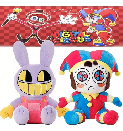 Conjunto De 2 Brinquedos De Pelúcia De Circo Digital 2023