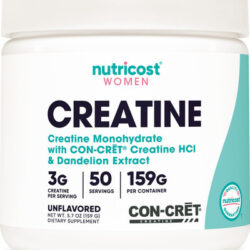 Suplemento Nutricost Creatina Monohidratada Em Pó 150g