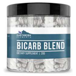 Earthborn Elements Bicarb Blend 200 Cápsulas, Puro E Não Dil