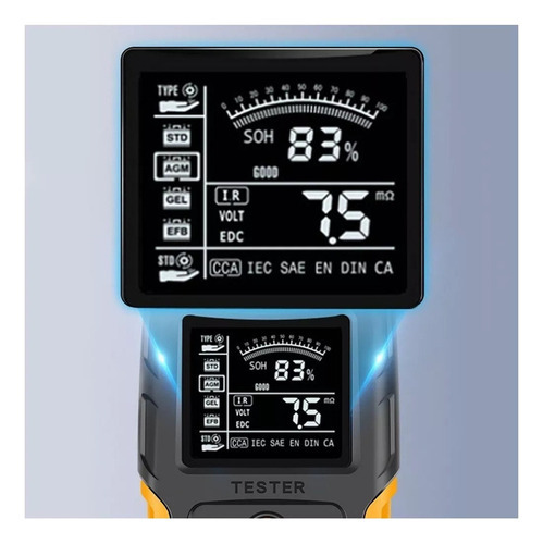 . Analisador De Bateria Lcd Digital 12v/24v - Imagem 5