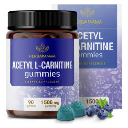 Gomas Energéticas De Acetil L-carnitina Herbamama - 1500 Mg