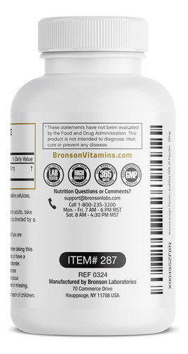 Bronson Acetil L-carnitina 500 Mg De Alta Potência Aminoácid - Imagem 3