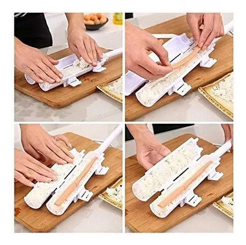 Kit Culinária Japonesa Esteira Sudare Sushi E Forma Niguiri- - Imagem 5