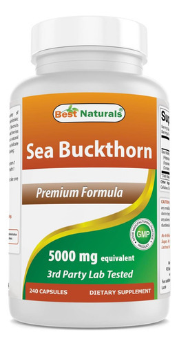 Cápsulas Em Pó De Óleo De Espinheiro Marítimo Best Naturals