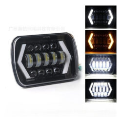Farol Led 5x7 6x7 Hilux Cherokee Wrangler Chevrolet S10 D21