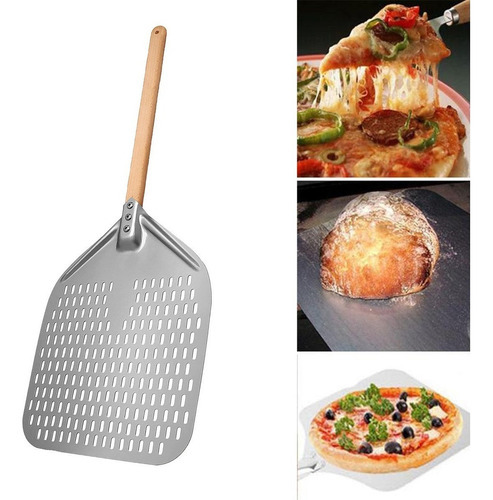 Espatula Pá De Pizza De Alumínio Prata - Imagem 4