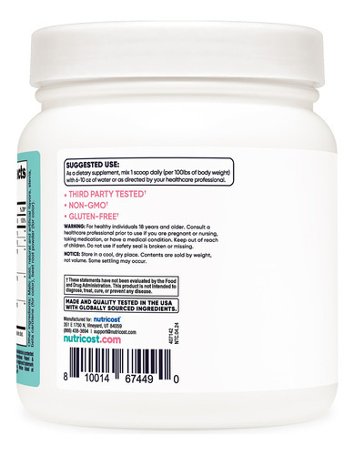 Creatina Monohidratada Em Pó Nutricost Peach Mango 300g - Imagem 4