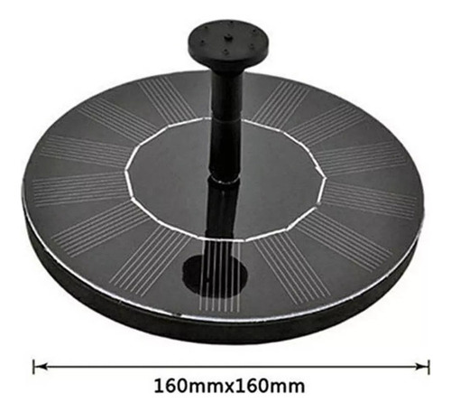 1 Bomba D"água Para Fonte Solar Com Bicos Para Jardim, - Imagem 7