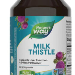 Natures Way Milk Thistle, Apoia A Função Hepática E Vias De