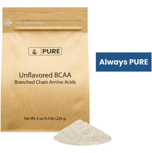 Ingredientes Originais Puras Não Saborosos Bcaa (8oz) Em Pó, - Imagem 3