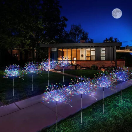 Luzes Solares De Fogos De Artifício, Luzes Decorativas 5pcs. - Imagem 24