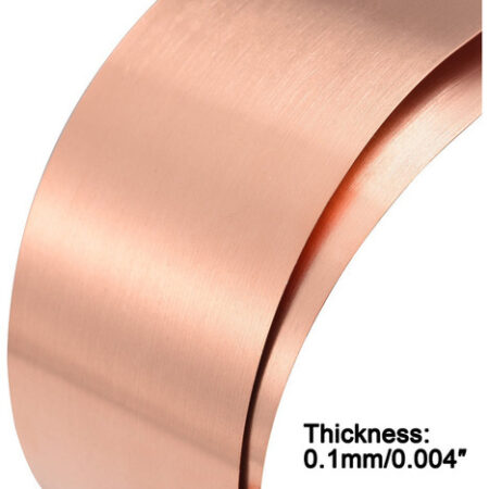 Folha De Cobre 1000 X 50 X 0,1 Mm, Rolo De Cobre, 1 Unidade - Imagem 3