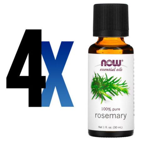 Óleo De Alecrim 30ml Now Foods 100% Puro Importado 4un - Imagem 2