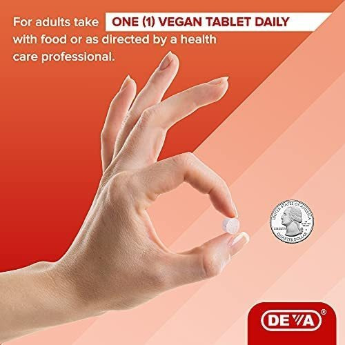 Vitamina B-12 Marca Deva, 1000 Mcg, 90 Comprimidos - Imagem 8